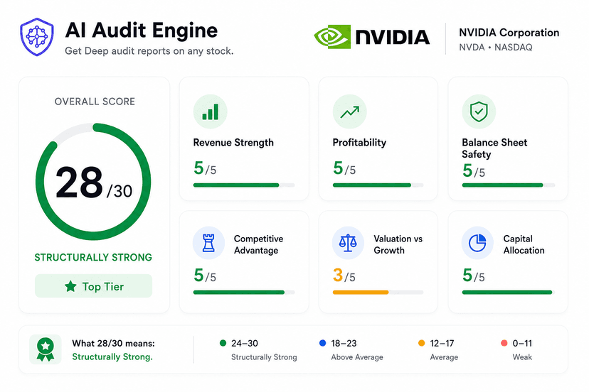 NVDA AI stock audit report